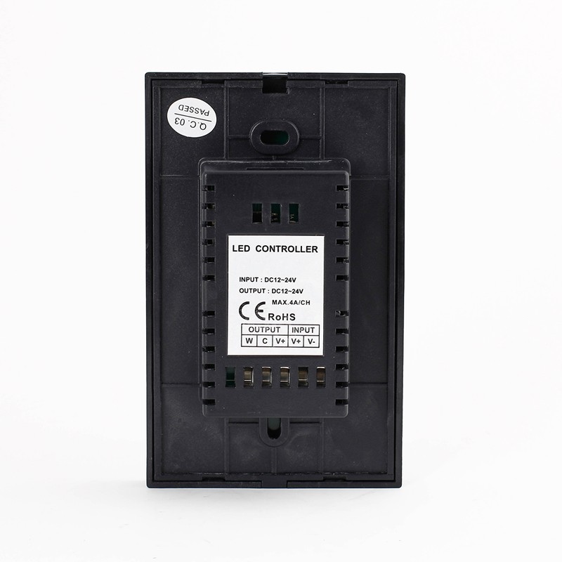 TM07U 2 Channel DC12-24V Low-voltage Touch Panel Colour Temperature Controller TM07U 2 Channel DC12-24V Low-voltage Touch Panel Colour Temperature Controller
